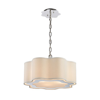 Villoy Three Light Chandelier in Polished Nickel (45|1140-018)