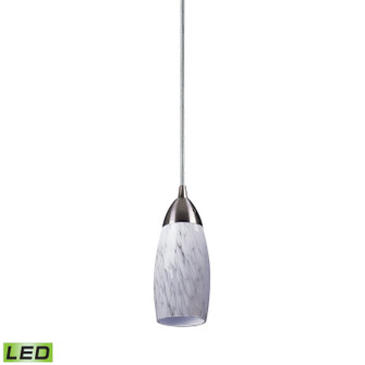 Milan LED Mini Pendant in Satin Nickel (45|110-1SW-LED)