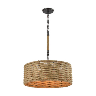 Weaverton Three Light Chandelier in Oil Rubbed Bronze (45|10711/3)