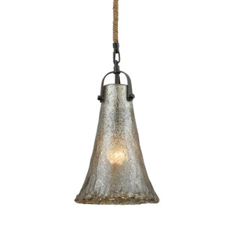 Hand Formed Glass One Light Mini Pendant in Oil Rubbed Bronze (45|10651/1)