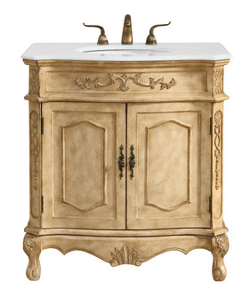 Danville Single Bathroom Vanity in Antique beige (173|VF10132AB-VW)