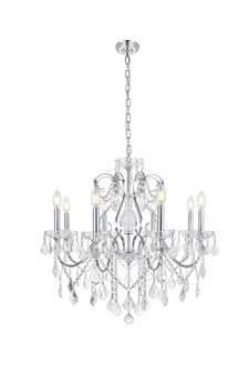 St. Francis Eight Light Chandelier in Chrome (173|V2015D26C/RC)