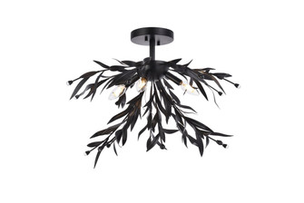 Priscilla Four Light Flush Mount in Black (173|LD810F23BK)