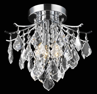 Amelia Three Light Flush Mount in Chrome (173|LD8100F12C)