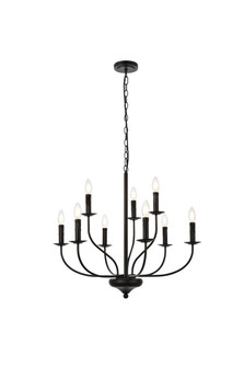 Westley Nine Light Pendant in Black (173|LD7047D28BK)