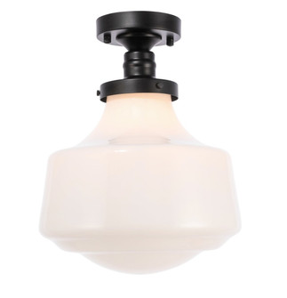 Lyle One Light Flush Mount in Black (173|LD6243BK)