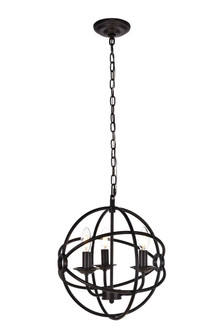 Octavia Three Light Pendant in Dark Brown (173|LD4006D14DB)