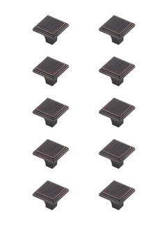 Wilow Knob Multipack (Set of 10) in Oil-rubbed Bronze (173|KB2012-ORB-10PK)