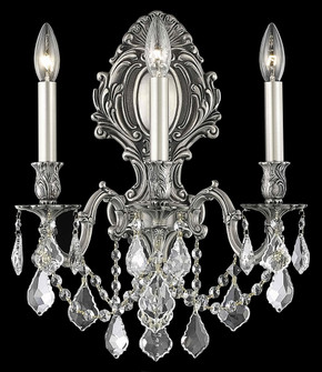 Monarch Three Light Wall Sconce in Pewter (173|9603W14PW/RC)