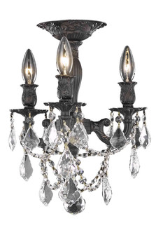 Rosalia Three Light Flush Mount in Dark Bronze (173|9203F13DB/RC)