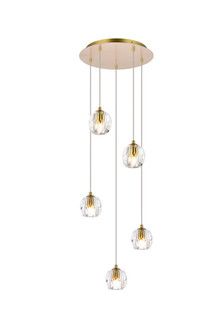 Eren LED Pendant in Gold (173|3505G12G)