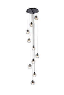 Eren LED Pendant in Black (173|3505G11BK)