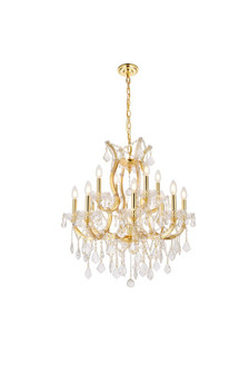 Maria Theresa 13 Light Chandelier in Gold (173|2800D27G/RC)