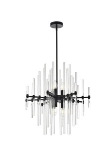 Sienna Six Light Pendant in Black (173|2502D23BK)