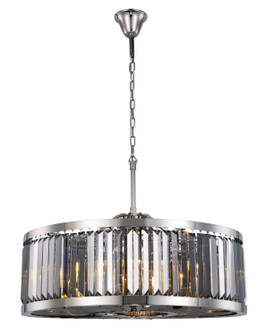 Chelsea Ten Light Chandelier in Polished Nickel (173|1233D35PN-SS/RC)