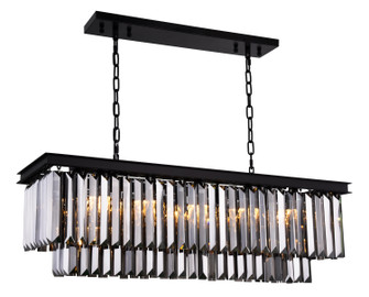 Sydney 12 Light Chandelier in Matte Black (173|1232D40MB-SS/RC)