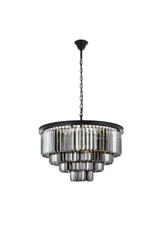 Sydney 17 Light Chandelier in Matte Black (173|1231D32MB-SS/RC)