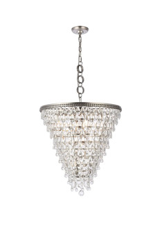 Nordic Seven Light Chandelier in Antique Silver (173|1219D24AS/RC)