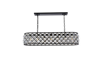 Madison Seven Light Chandelier in Matte Black (173|1216G50MB/RC)