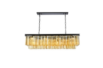 Sydney 12 Light Chandelier in Matte Black (173|1202D50MB-GT/RC)