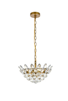 Emilia Three Light Pendant in Brass (173|1104D14BR)