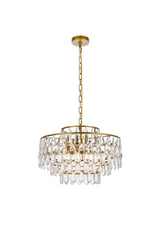 Mila Five Light Pendant in Brass (173|1102D20BR)