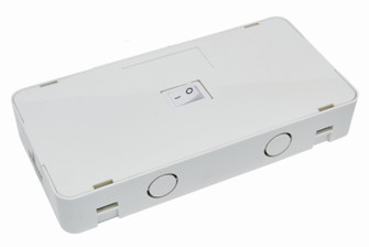 Junction Box For LED Light Bars in All White (507|EUDJBX)