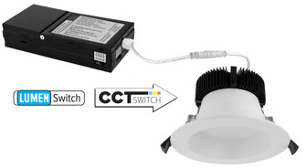 4'' 25W Rflctr 1000/1500/2000Lm 5Cct in All White (507|ERT475CT5DW)