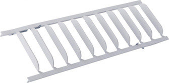Front Louver Fro 24'' LED Wall Wash in All White (507|EP666W)