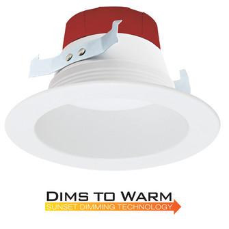 10W 4'' LED Rflctr Trm Dim To Warm 18-30K in All White (507|EL415SDW)