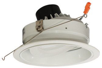 6'' LED Adjstbl Rflctr Gmbl Insrt Par30 in All White (507|EL37730W)