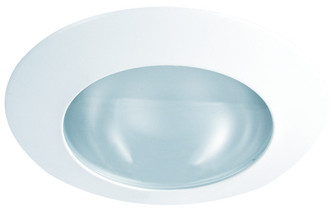 6'' Shower Trim W/Frosted Lens in All White (507|EL22W)