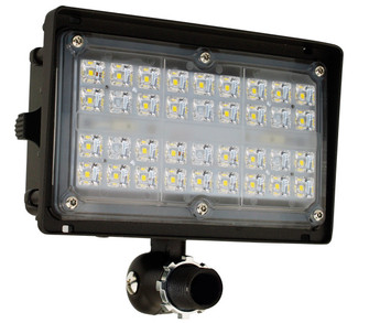 27W LED Flood Lgt 120/277V 5000K in Dark Bronze (507|EFL2750S)