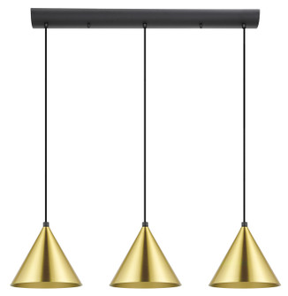 Narices Three Light Pendant in Structured Black (217|99592A)