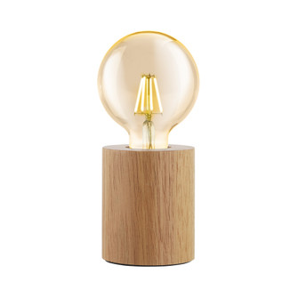 Turialdo One Light Table Lamp in Natural Wood (217|99079A)