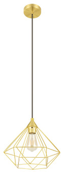 Tarbes LED Pendant in Brushed Brass (217|43679A)