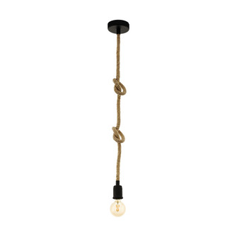 Rampside One Light Pendant in Black (217|43256A)