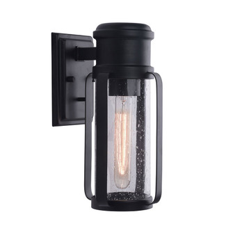 Abner One Light Outdoor Wall Mount in Matte Black (217|204557A)