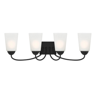 Malone Four Light Vanity in Matte Black (43|D267M-4B-MB)