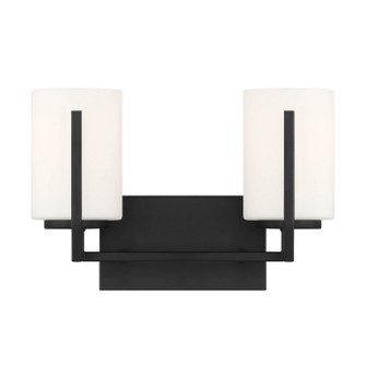 Cambria Two Light Vanity in Matte Black (43|D258M-2B-MB)