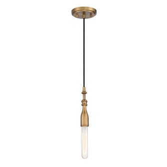 Louise One Light Pendant in Old Satin Brass (43|D231M-5P-OSB)