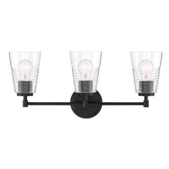 Ingo Three Light Vanity in Matte Black (43|D230M-3B-MB)