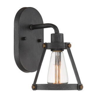 Wicker Park One Light Wall Sconce in Weathered Pewter (43|D212M-1B-WP)