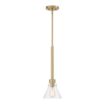 Willow Creek (existing DF extension) One Light Pendant in Brushed Gold (43|D204M-7P-BG)