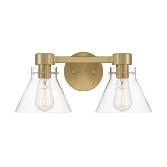 Willow Creek (existing DF extension) Two Light Vanity in Brushed Gold (43|D204M-2B-BG)