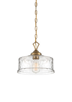 Drake One Light Pendant in Brushed Gold (43|96332-BG)