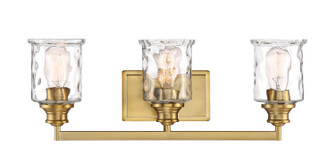 Drake Three Light Bath Bar in Brushed Gold (43|96303-BG)