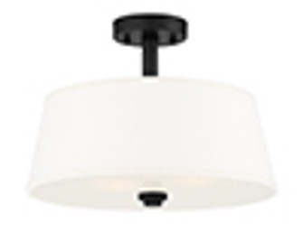 Studio Two Light Semi-Flush Mount in Matte Black (43|88511-MB)