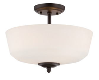 Darcy Three Light Semi-Flush Mount in Oil Rubbed Bronze (43|15006-SF-34)