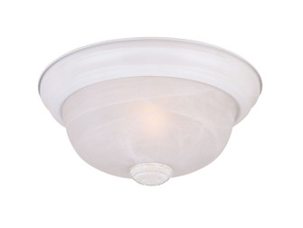 Decorative Flushmount Two Light Flushmount in White (43|1257M-WH-AL)